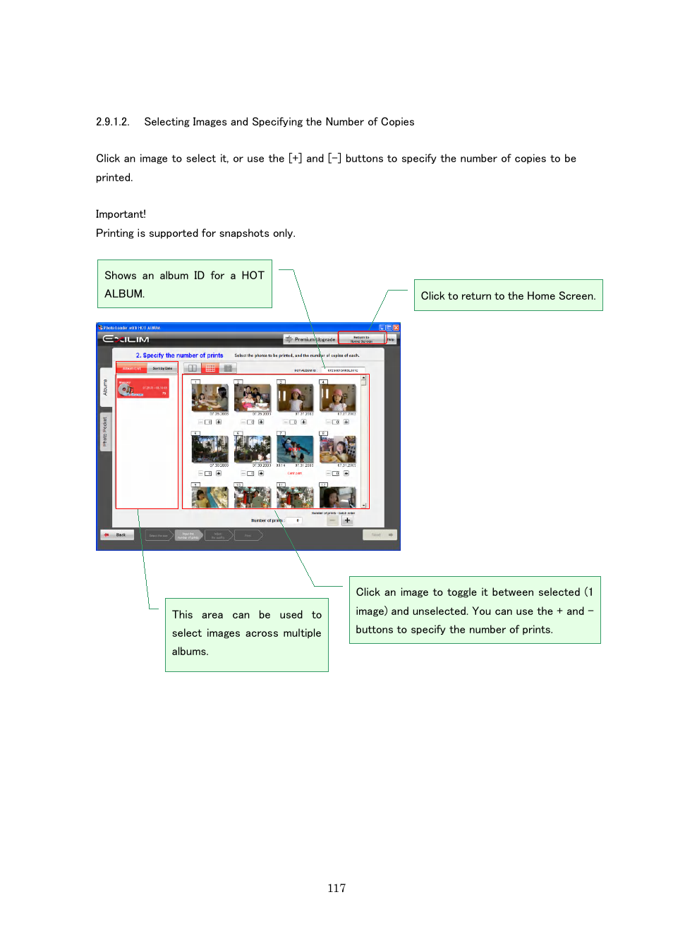 Casio Photo Loader with HOT ALBUM User Manual | Page 117 / 174