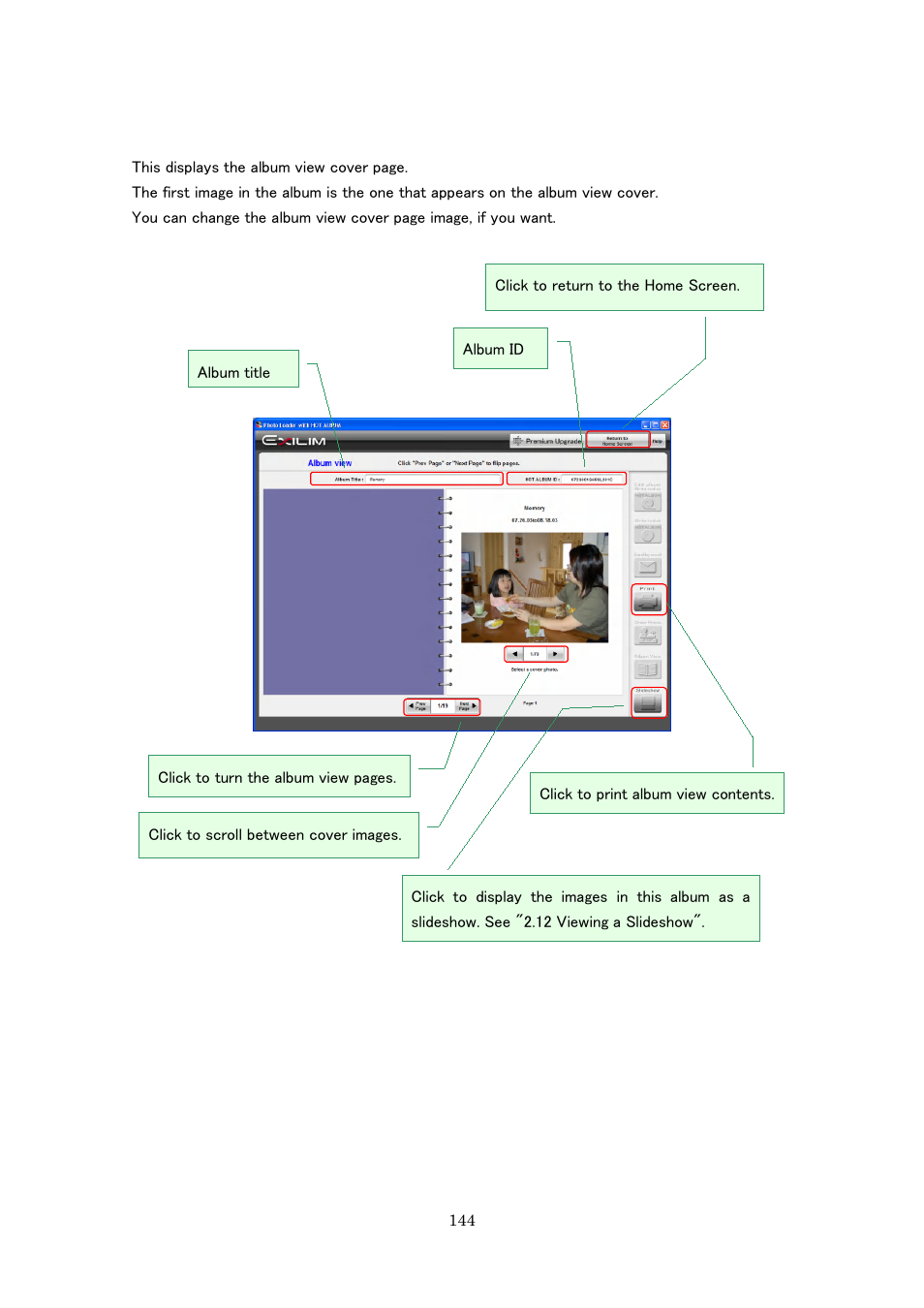 Casio Photo Loader with HOT ALBUM User Manual | Page 144 / 174