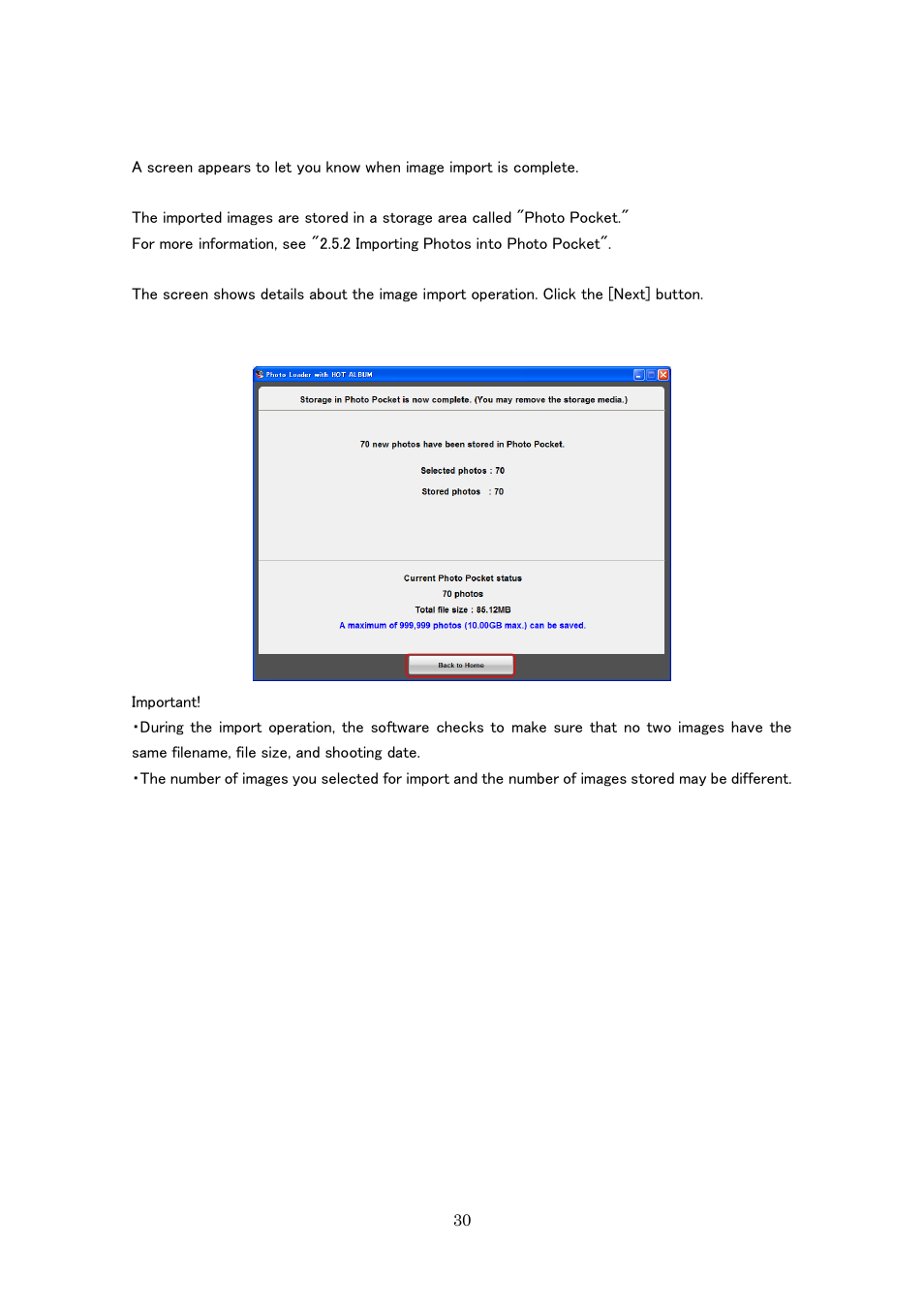 Casio Photo Loader with HOT ALBUM User Manual | Page 30 / 174