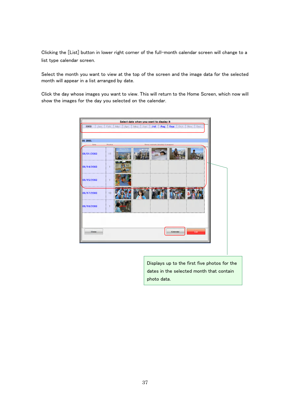 Casio Photo Loader with HOT ALBUM User Manual | Page 37 / 174
