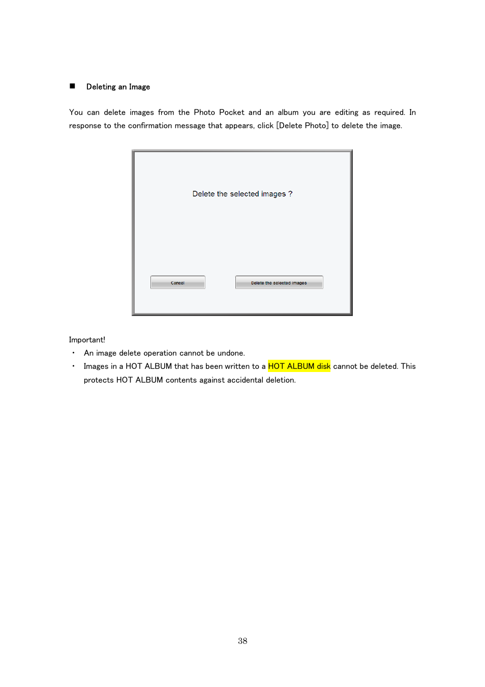 Casio Photo Loader with HOT ALBUM User Manual | Page 38 / 174