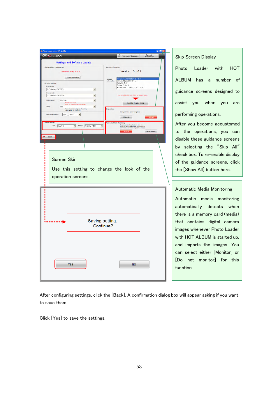 Casio Photo Loader with HOT ALBUM User Manual | Page 53 / 174