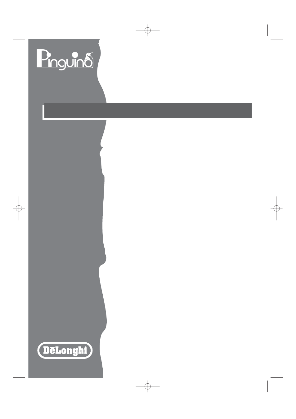DeLonghi Pinguino Pac 1000 User Manual | 56 pages