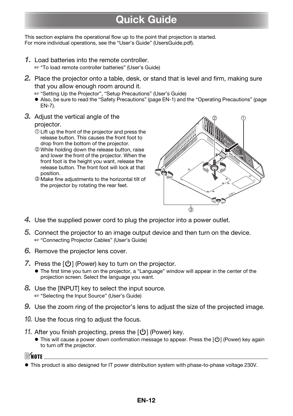 Quick guide | Casio XJ-M141 Setup Guide User Manual | Page 14 / 22
