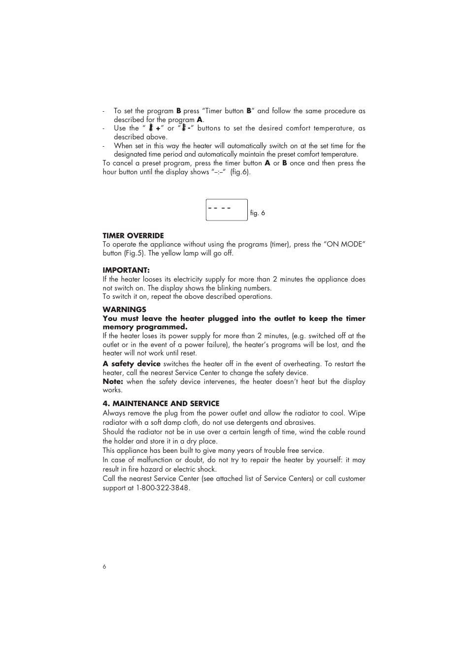 DeLonghi 6708EK User Manual | Page 6 / 15