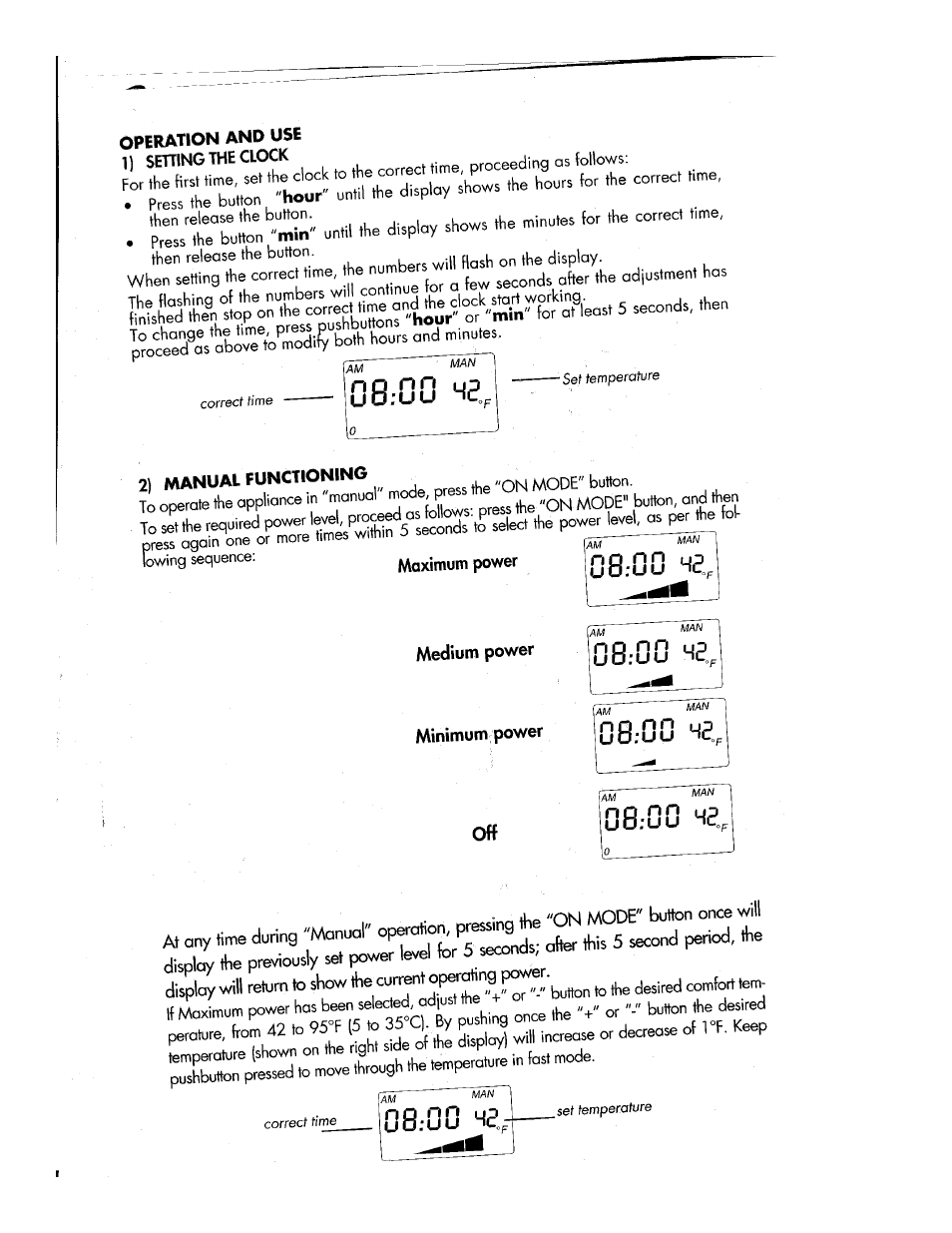 1 n n j : u u, Hour, 3 n n | Kenwood 6188EP User Manual | Page 4 / 6