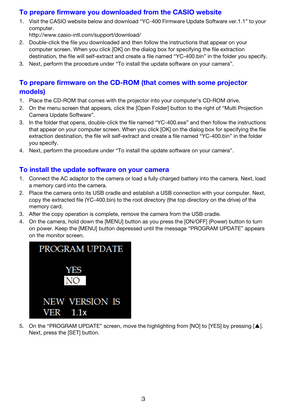 Casio XJ-H2650 User Manual | Page 3 / 4