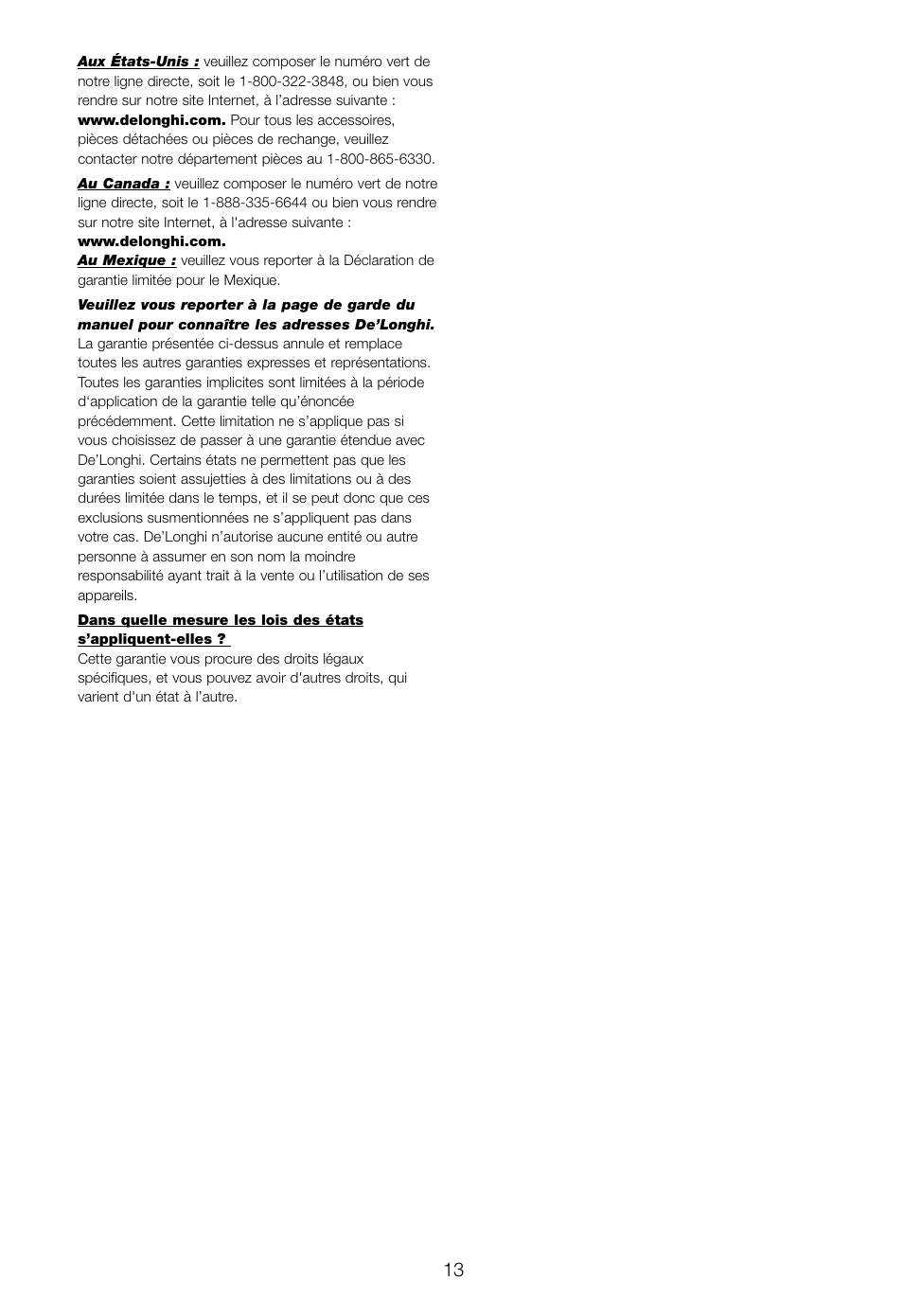 DeLonghi EC460 User Manual | Page 15 / 30