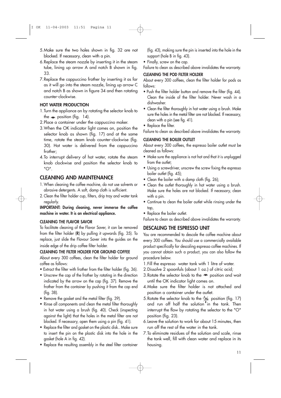 DeLonghi BCO264B User Manual | Page 11 / 14