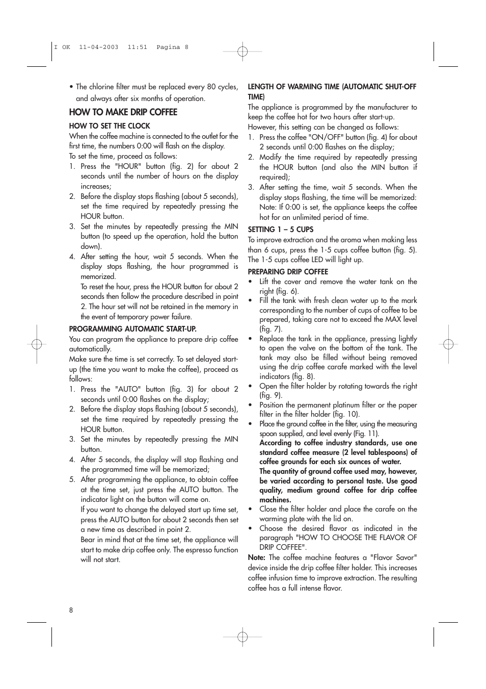 DeLonghi BCO264B User Manual | Page 8 / 14
