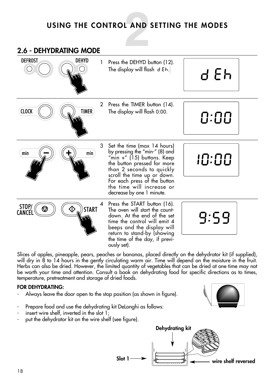 DeLonghi AD699 User Manual | Page 18 / 22