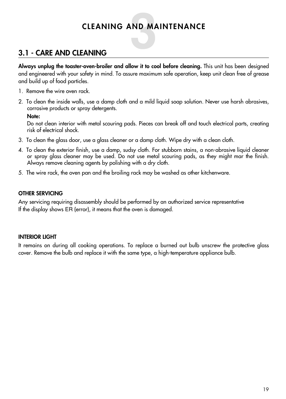 DeLonghi AD699 User Manual | Page 19 / 22