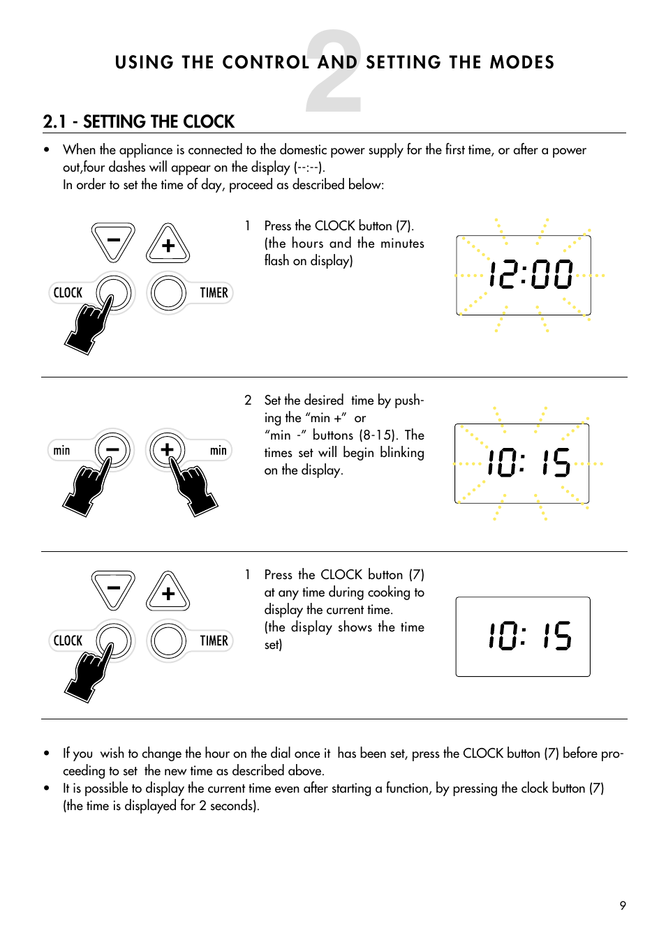 DeLonghi AD699 User Manual | Page 9 / 22