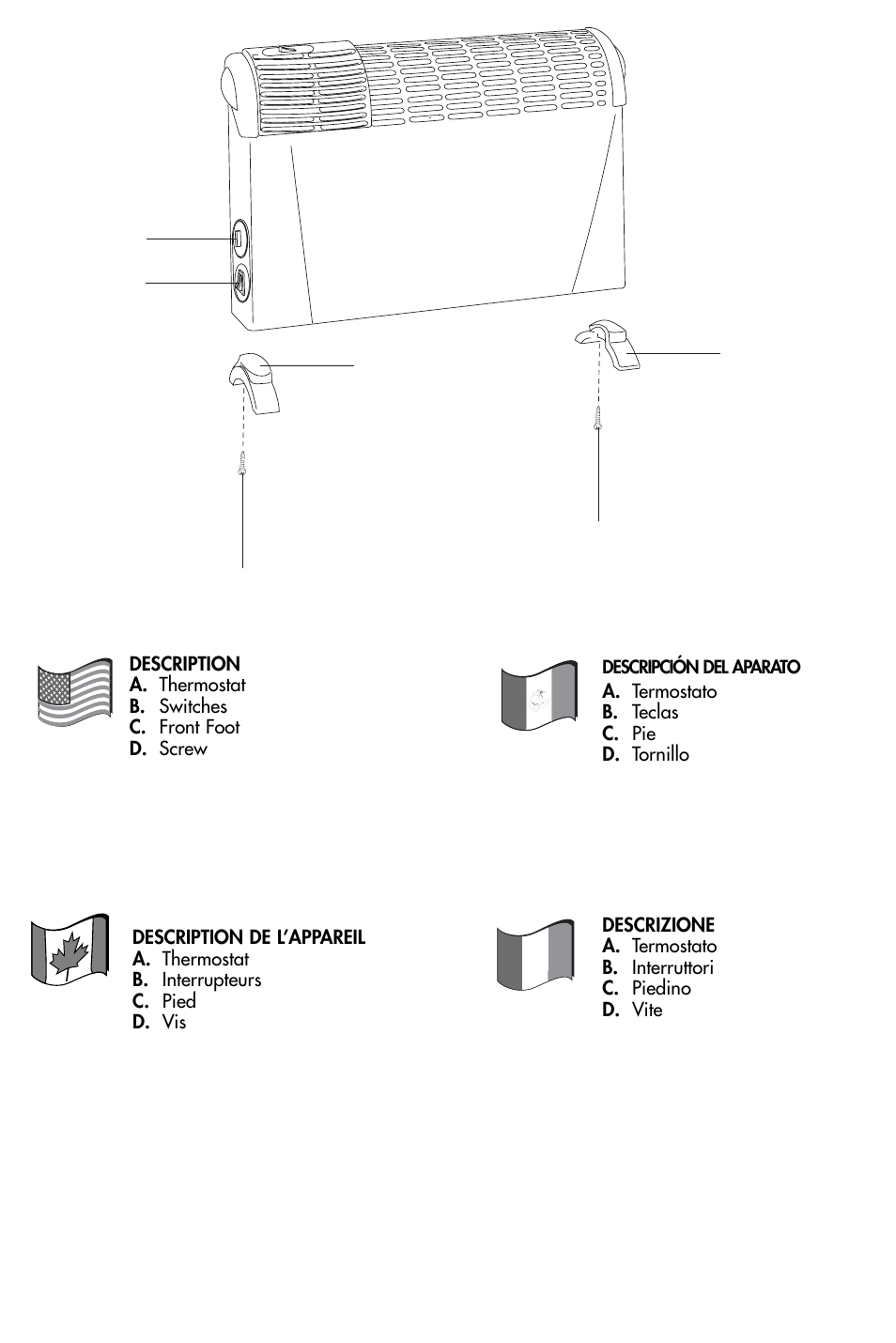 DeLonghi HS15F User Manual | Page 2 / 7