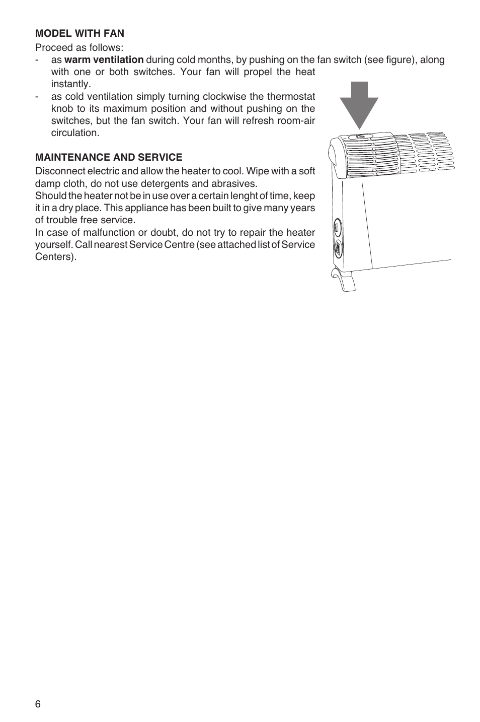 DeLonghi HS15F User Manual | Page 6 / 7