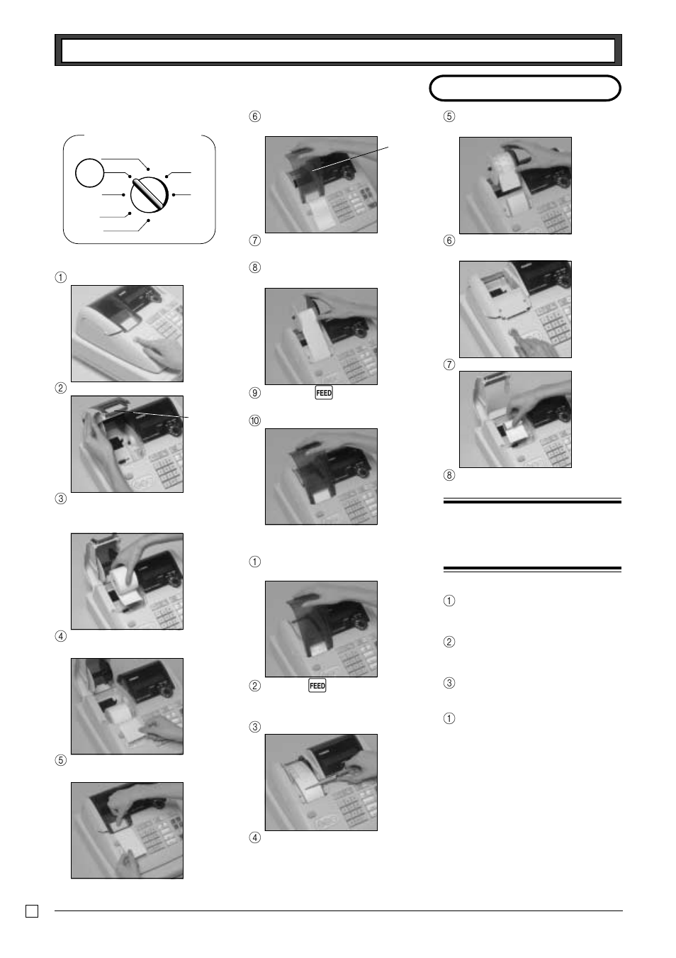 Loading paper roll | Casio PCR-T265 User Manual | Page 10 / 40