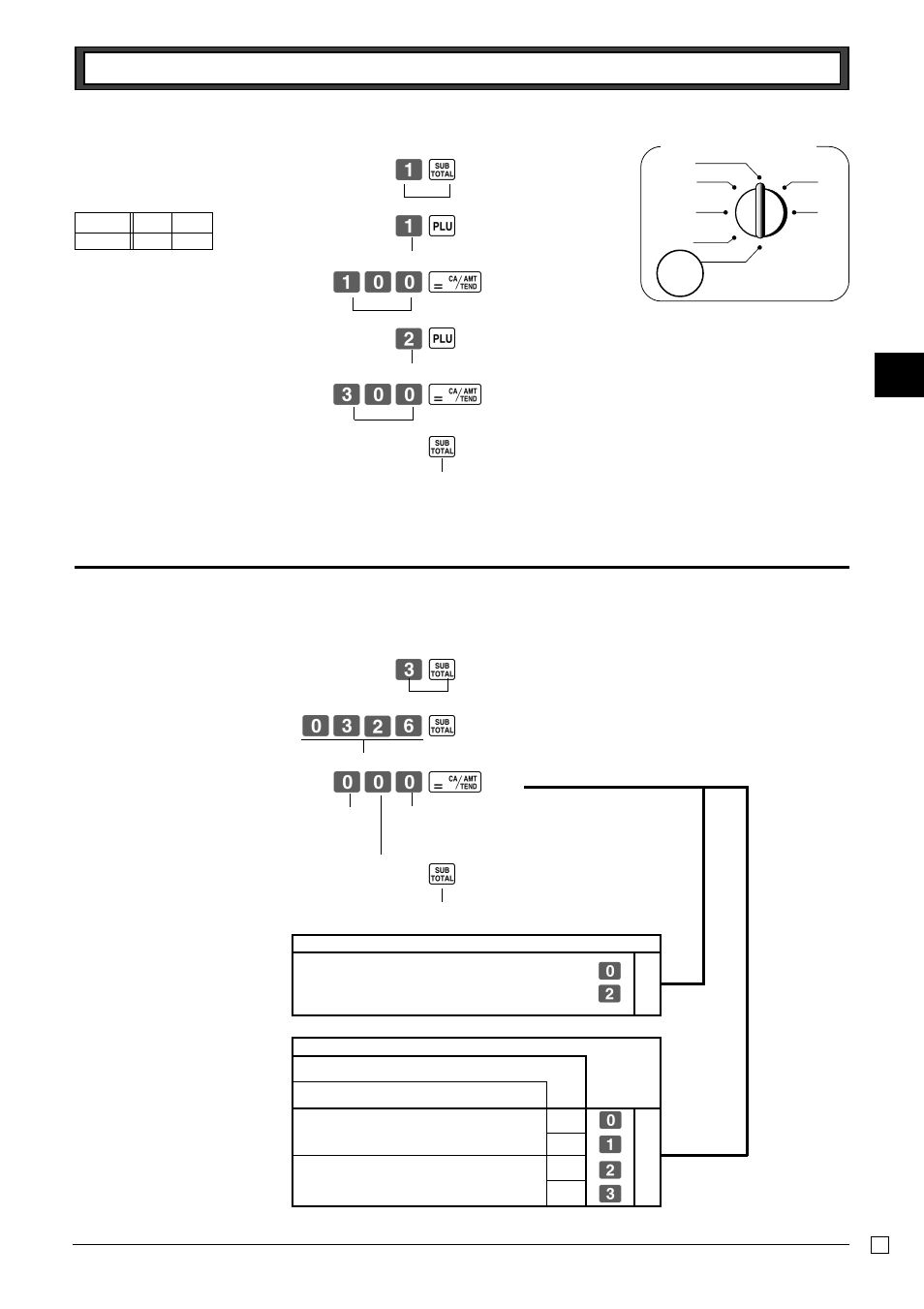 9 to control tax status printing | Casio PCR-T265 User Manual | Page 23 / 40