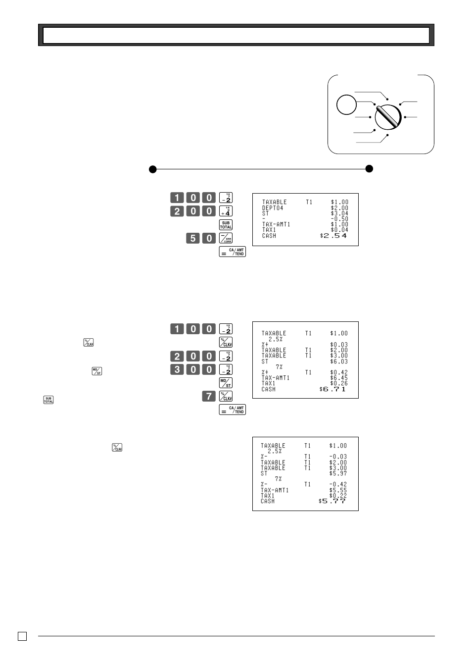 Z?? s x?? f k b? g p z?? s : x?? s c?? s b m : p, 12-6 premium/ discount, 12-5 reduction on subtotal | Casio PCR-T265 User Manual | Page 34 / 40