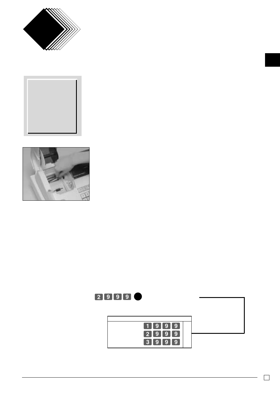 Quick start operation part-1 | Casio PCR-T265 User Manual | Page 9 / 40