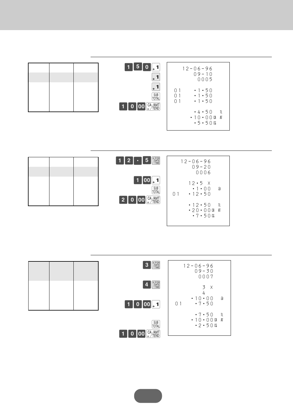 Basic operations and setups, º ! ! ! s ¡º– c, X ¡– ! s ™º– c | X ¢ x ¡º– ! s ¡º– c | Casio PCR-360 User Manual | Page 32 / 88