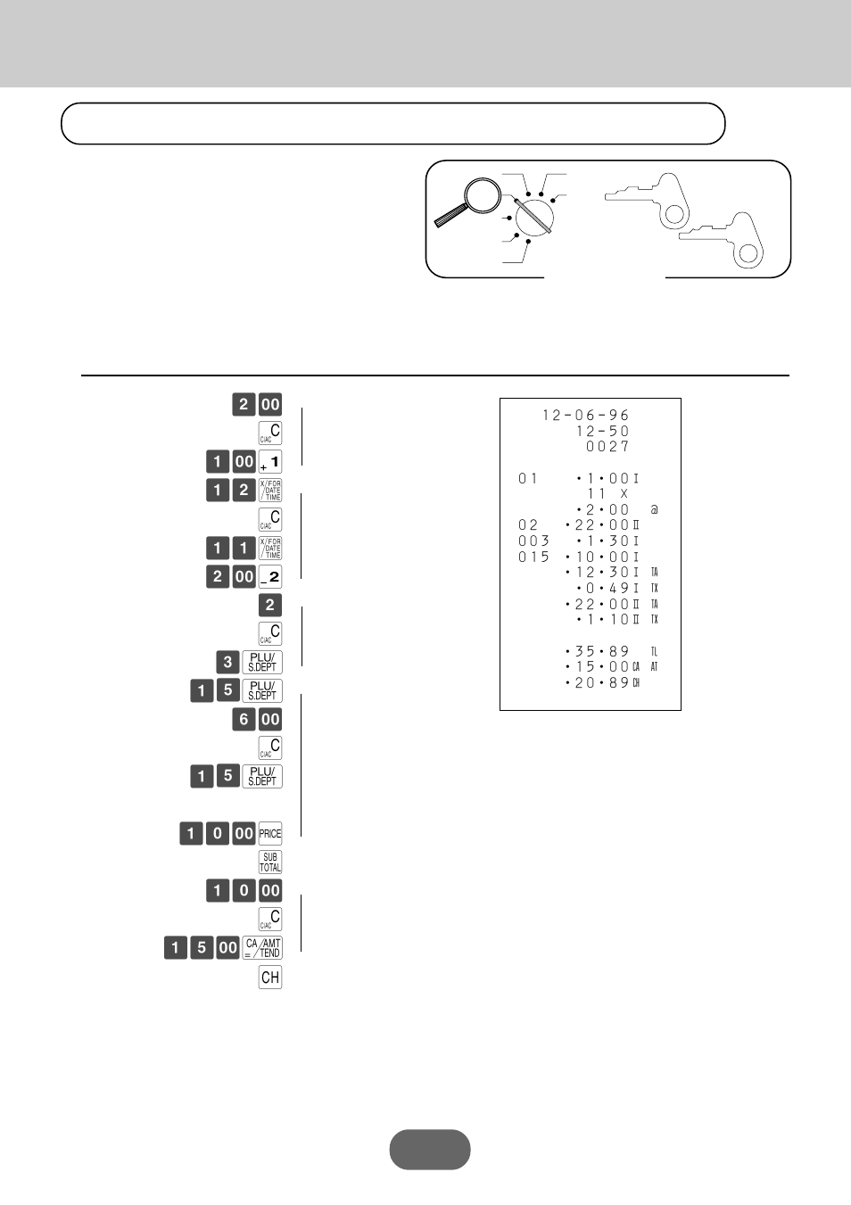 Making corrections in a registration, Basic operations and setups | Casio PCR-360 User Manual | Page 50 / 88