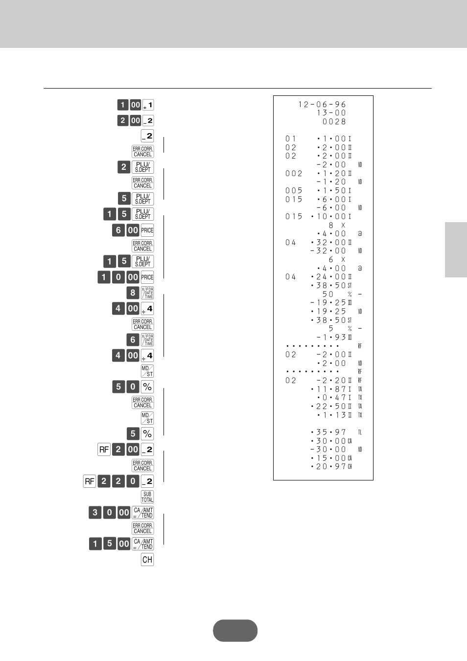 F™™º, S£º– c, Basic operations and setups | Casio PCR-360 User Manual | Page 51 / 88