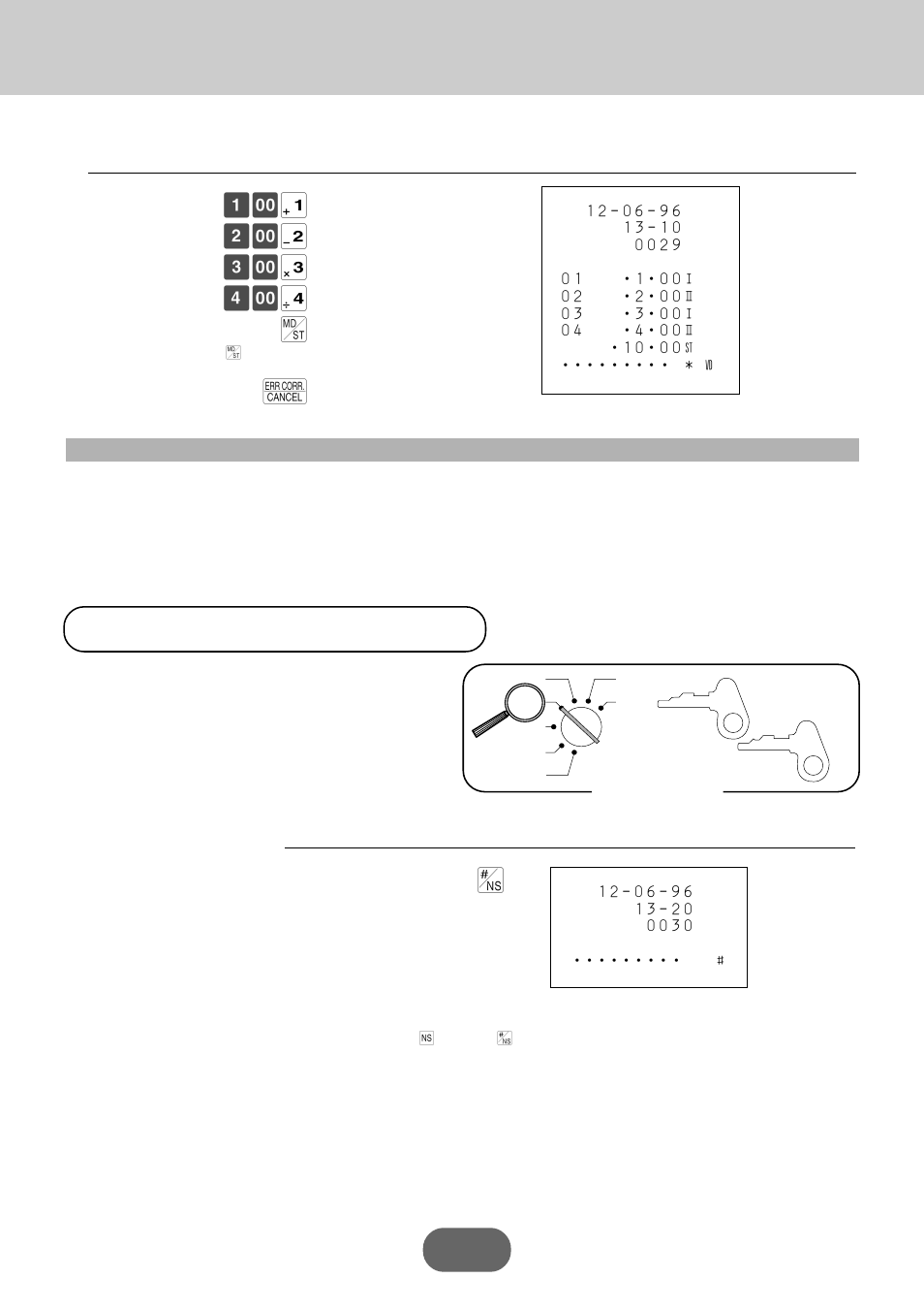 No sale registration, Basic operations and setups, M çe | Casio PCR-360 User Manual | Page 52 / 88