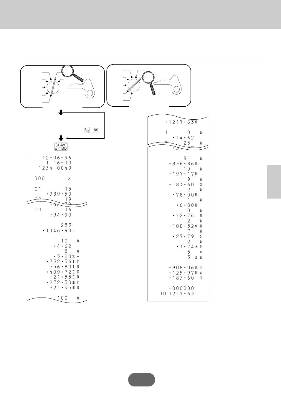 This report shows sales except for plus, Cash in drawer amount n, n) 8, Mode switch | Operation report, These items can be skipped by programming, Read reset report report | Casio PCR-360 User Manual | Page 73 / 88