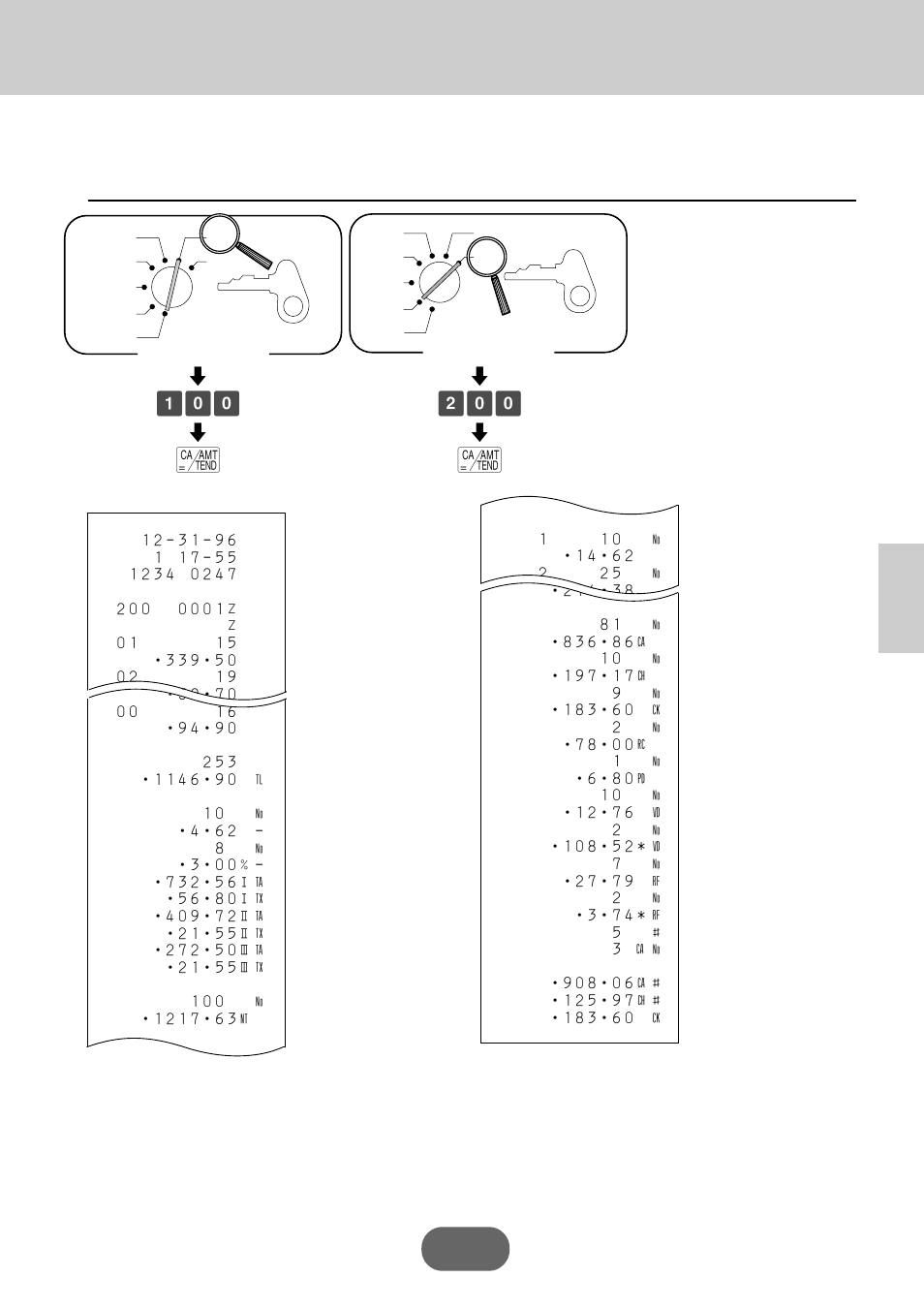 ºº ™ºº, Convenient operations and setups, Mode switch | Operation report, These items can be skipped by programming, Read reset report report | Casio PCR-360 User Manual | Page 75 / 88