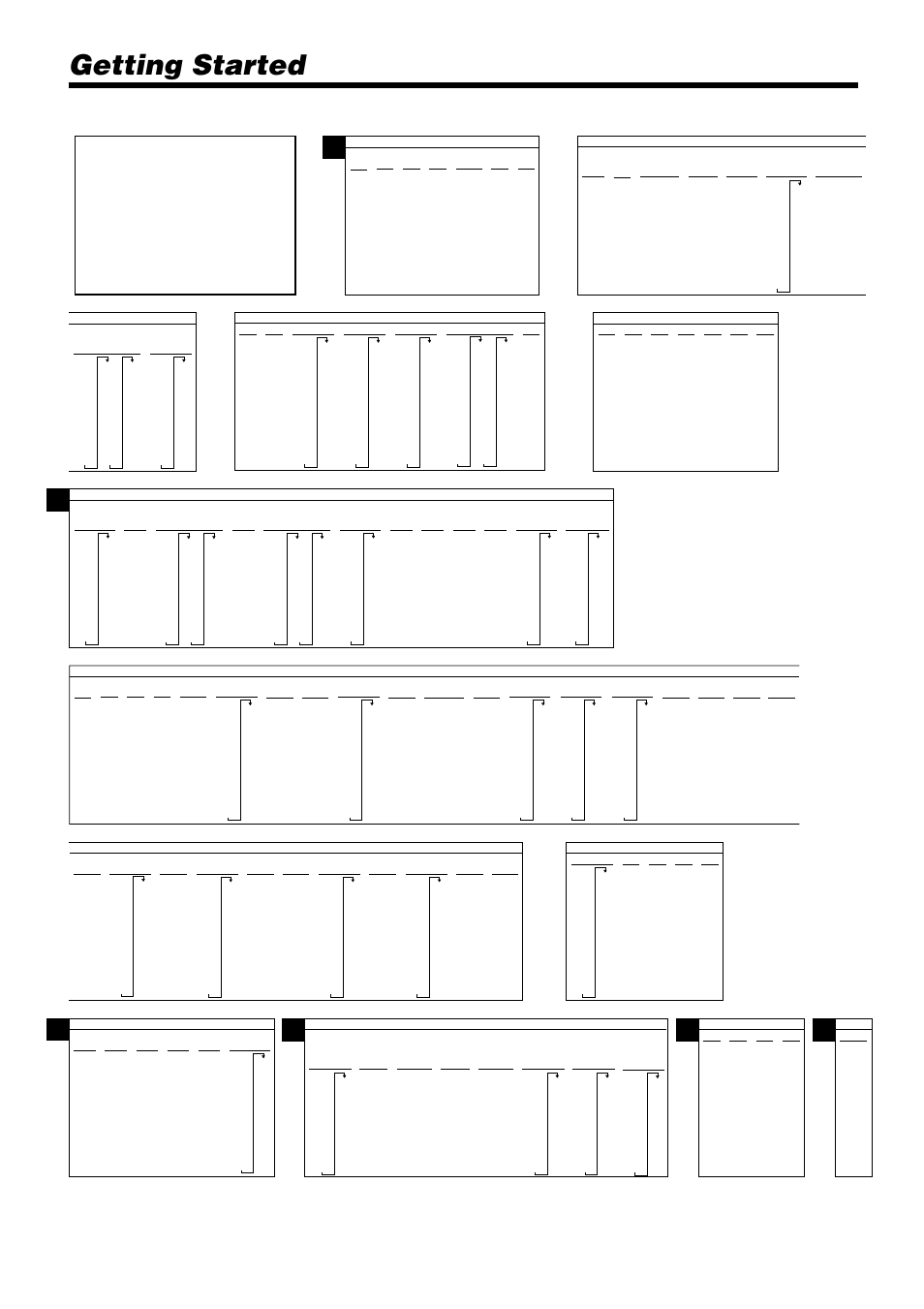 Getting started, 14 u.s. tax tables | Casio PCR-365A User Manual | Page 14 / 98