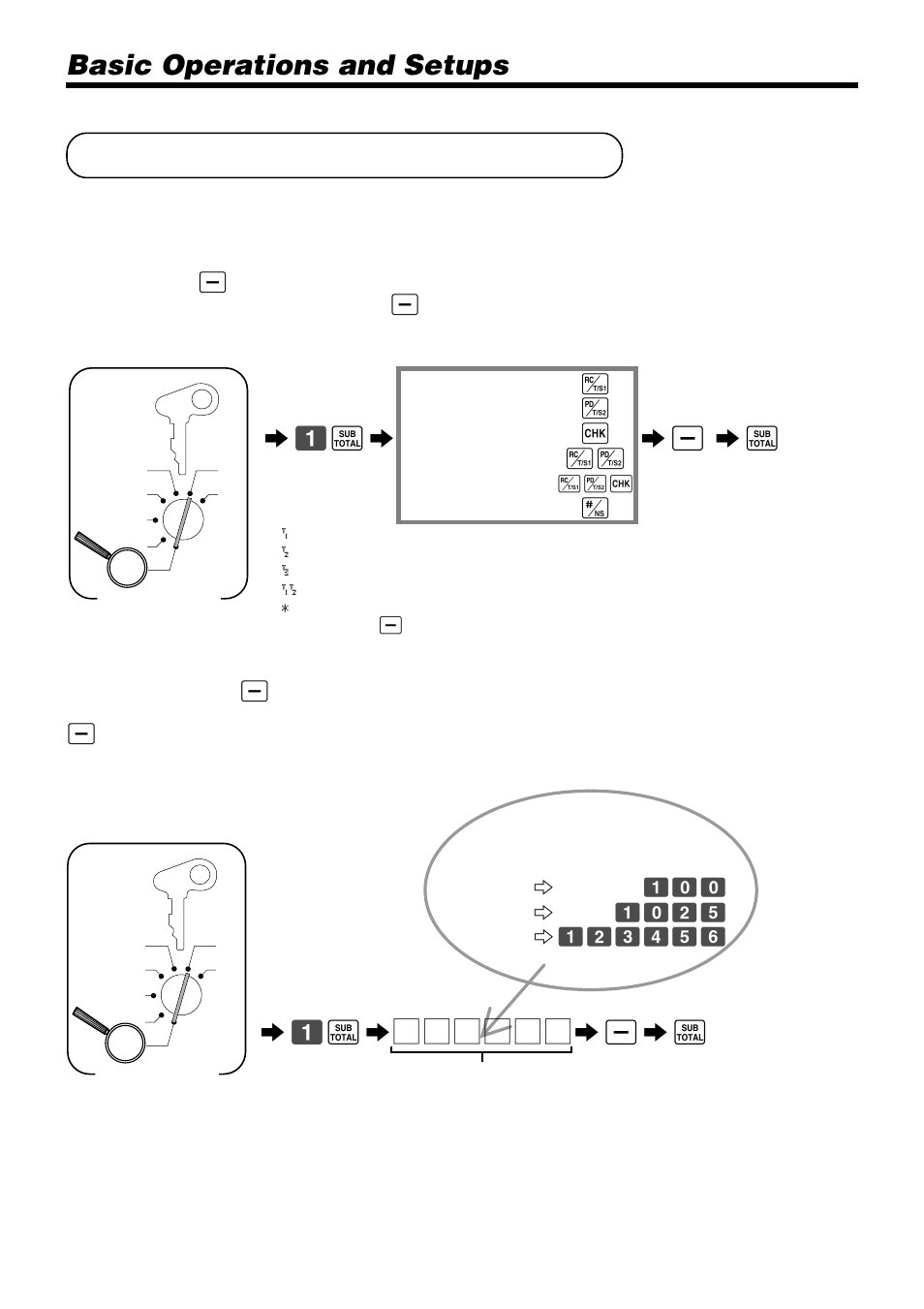 Preparing and using reductions, Basic operations and setups, Programming for reductions | 61 s 6, 6 m 6 s | Casio PCR-365A User Manual | Page 36 / 98