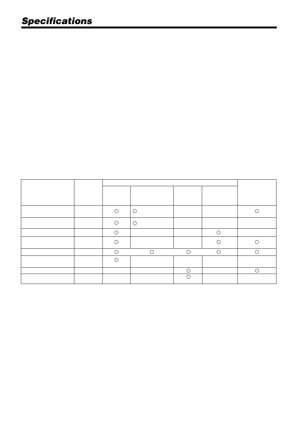 Specifications | Casio PCR-365A User Manual | Page 94 / 98