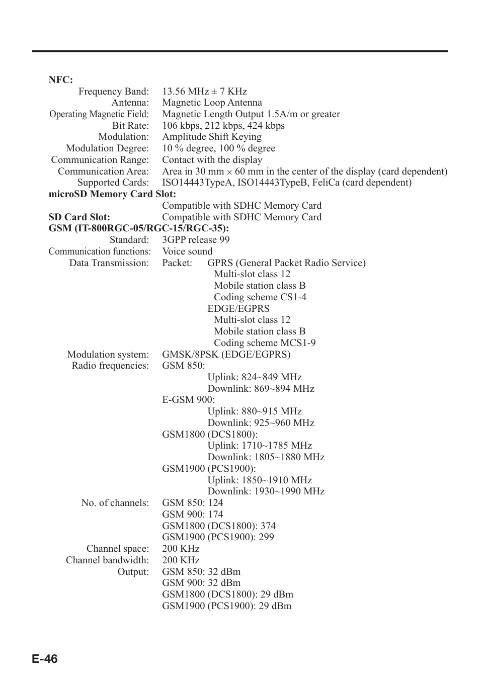 Casio IT-800 User Manual | Page 47 / 73