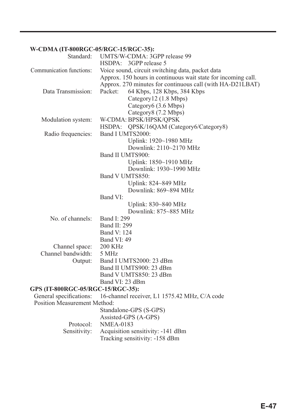 Casio IT-800 User Manual | Page 48 / 73