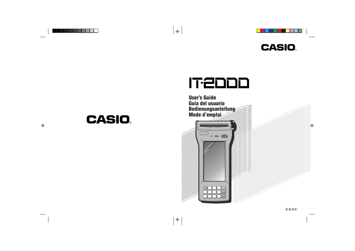 Casio IT-2000D33E User Manual | 56 pages