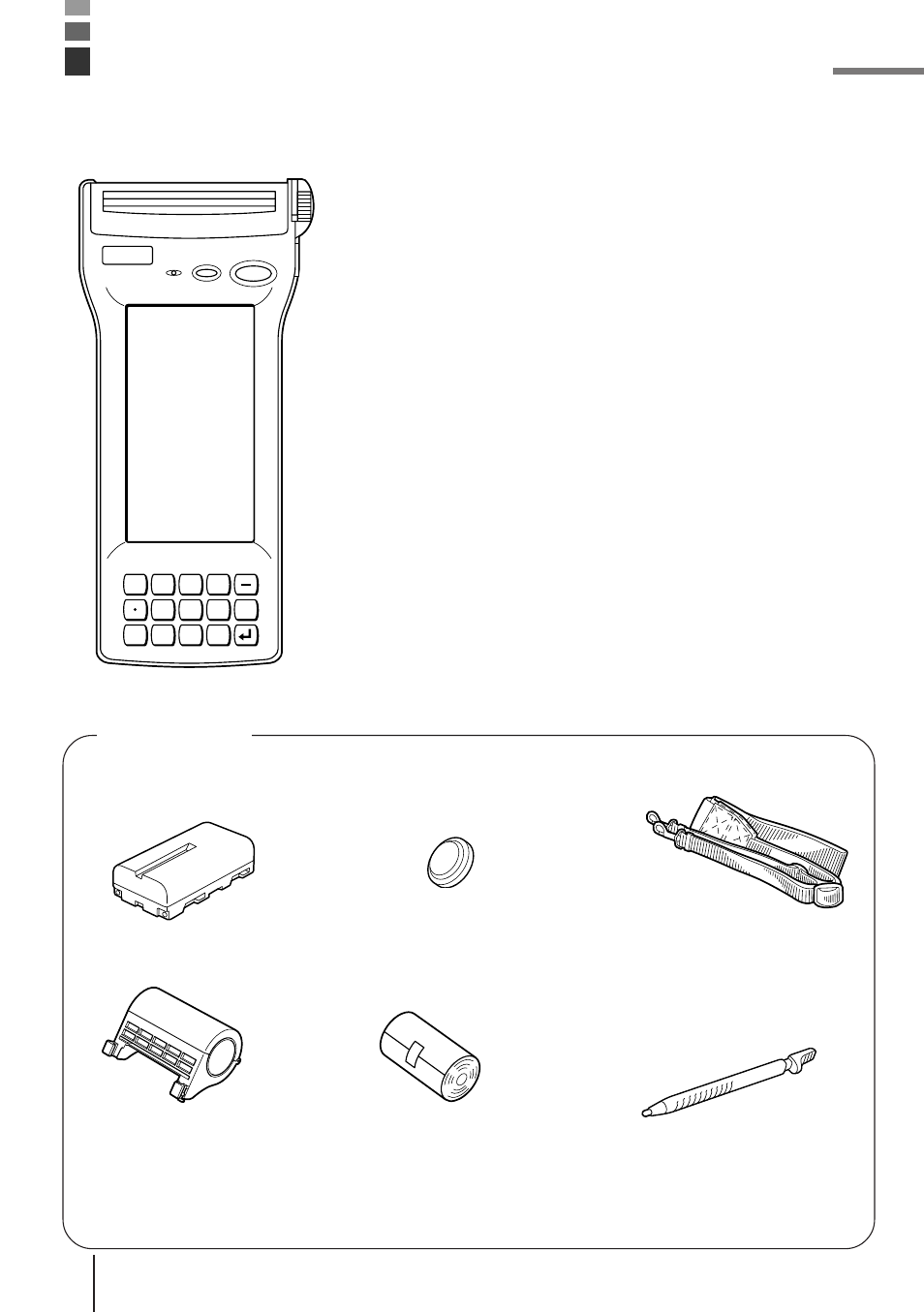 It-2000 series system configuration, E-14, Accessories | Casio IT-2000D33E User Manual | Page 13 / 56