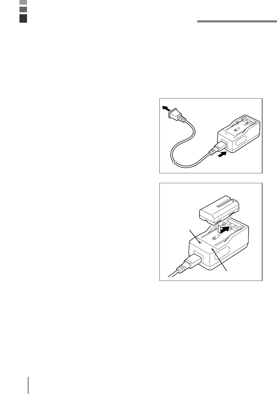 Charging the battery pack, To charge the battery pack, Charging time | Casio IT-2000D33E User Manual | Page 25 / 56