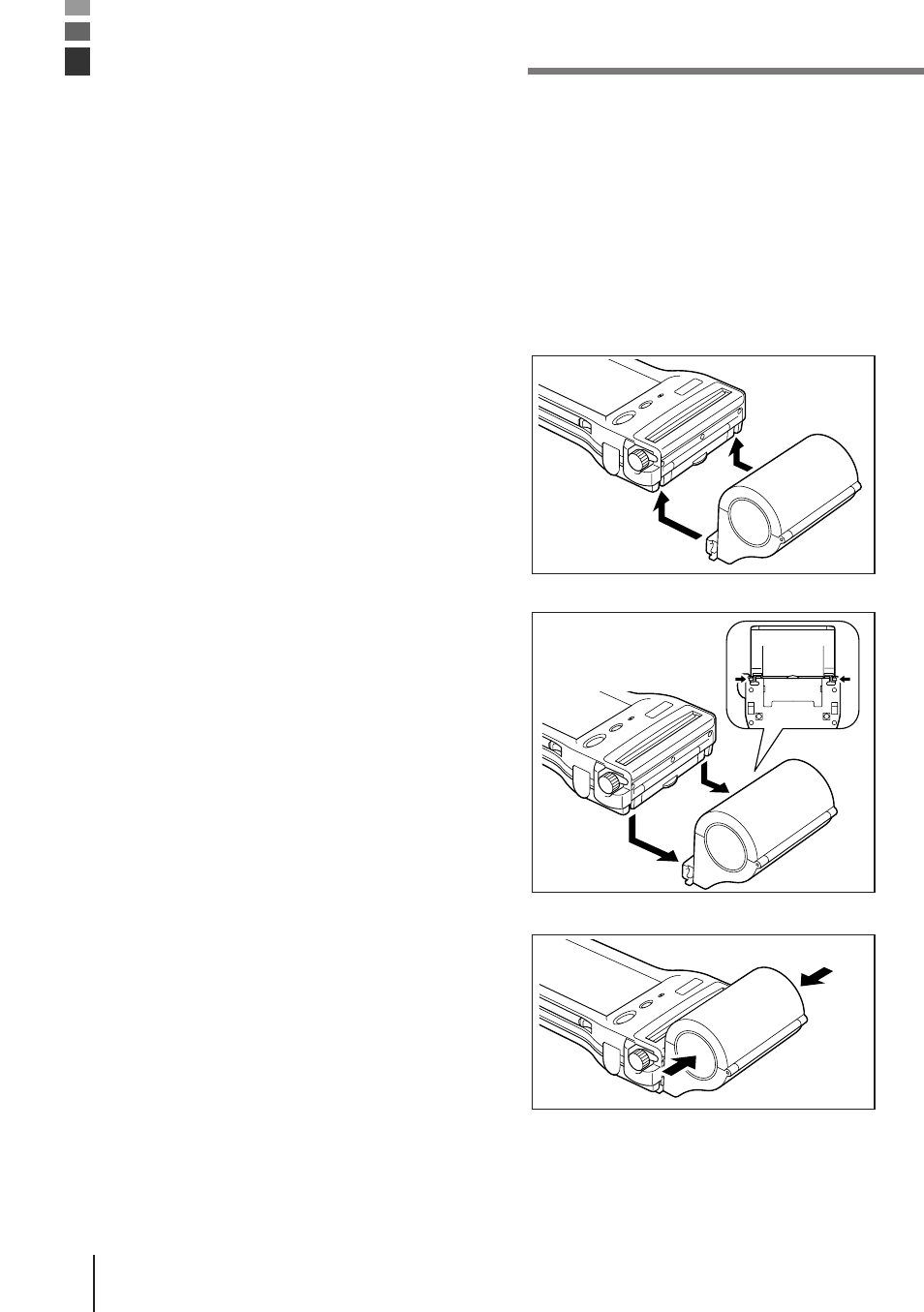 Handling the printer, Using roll paper, Installing and removing the paper holder | Casio IT-2000D33E User Manual | Page 29 / 56