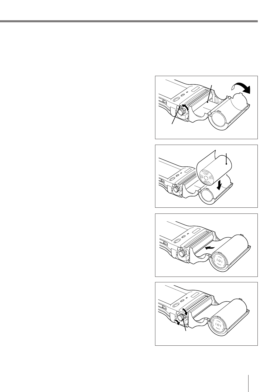 Loading roll paper | Casio IT-2000D33E User Manual | Page 30 / 56