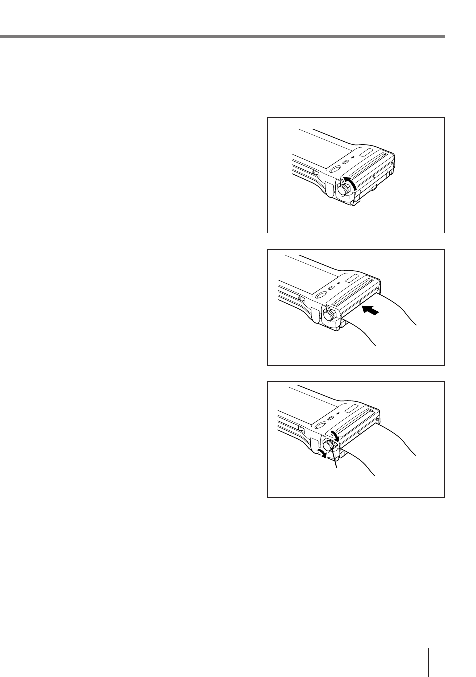 Loading paper by hand | Casio IT-2000D33E User Manual | Page 34 / 56