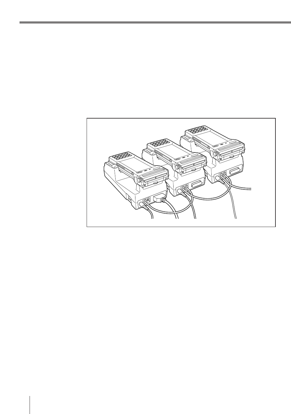 Daisy chaining optical communication units, Daisy chain configuration, E-42 | Casio IT-2000D33E User Manual | Page 41 / 56