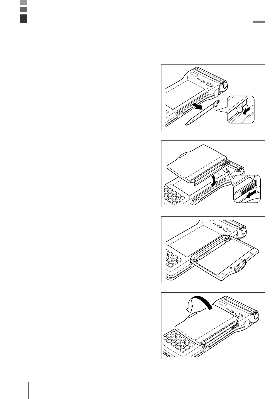 Attaching the screen protective cover | Casio IT-2000D33E User Manual | Page 51 / 56