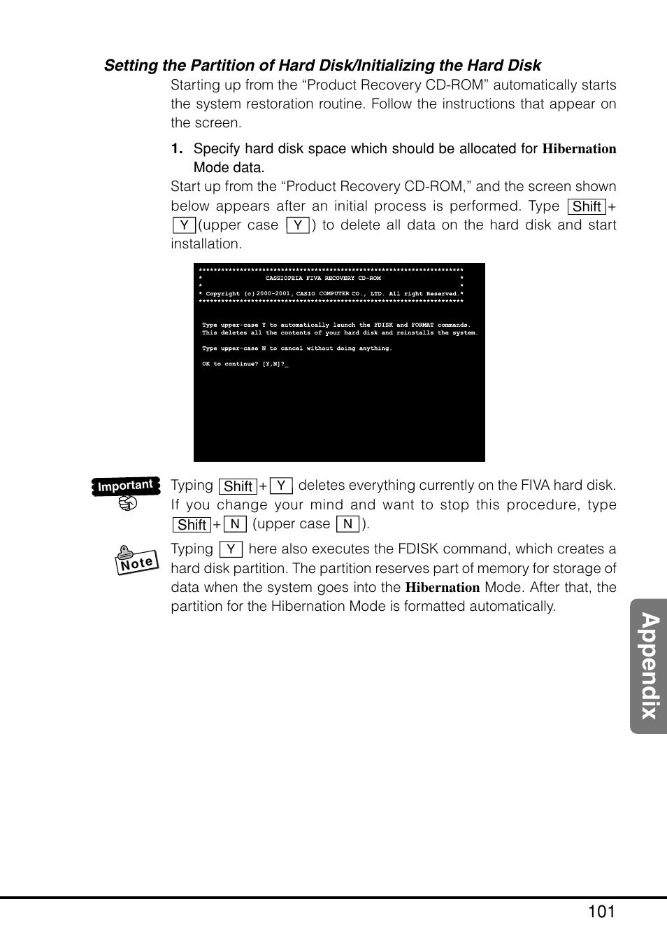 Appendix | Casio MPC-205E User Manual | Page 103 / 145