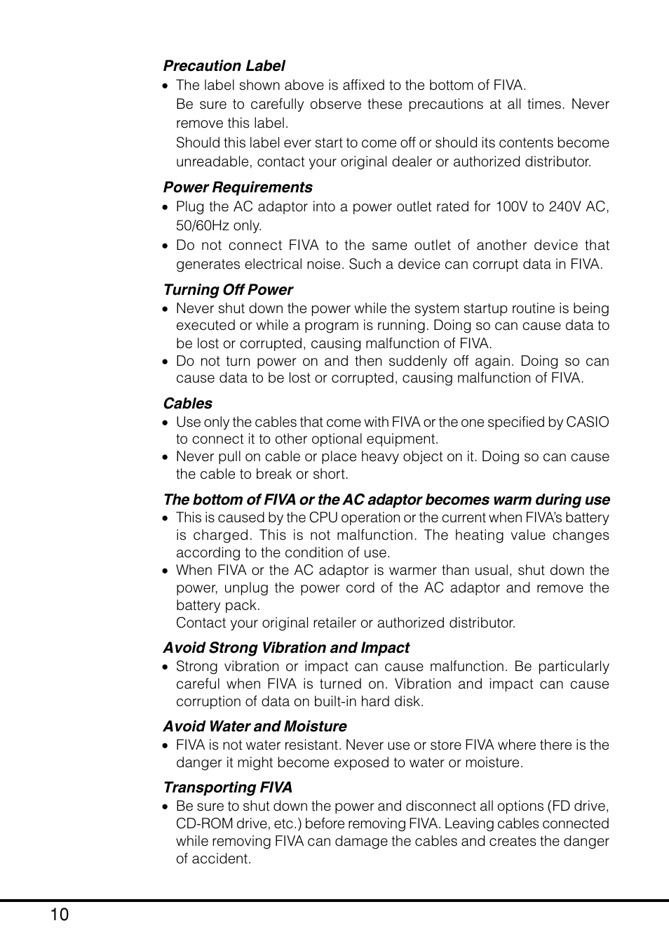 Casio MPC-205E User Manual | Page 12 / 145