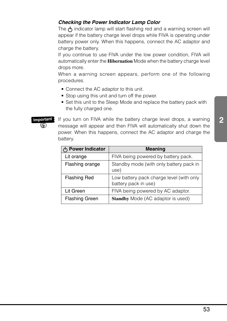 Power indicator lamp | Casio MPC-205E User Manual | Page 55 / 145