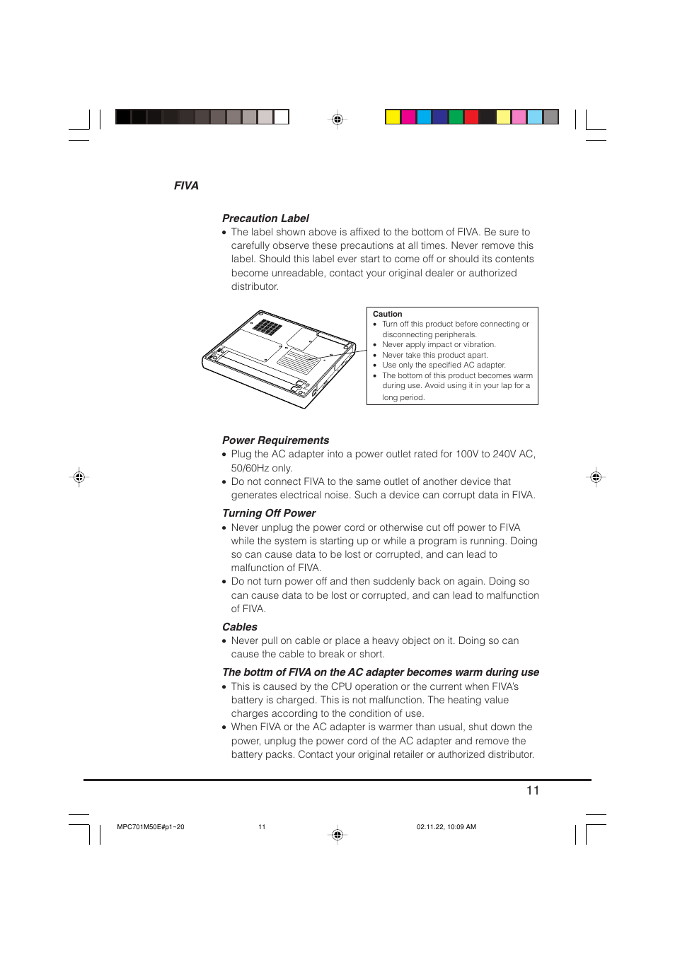 Fiva | Casio MPC-701 User Manual | Page 13 / 160