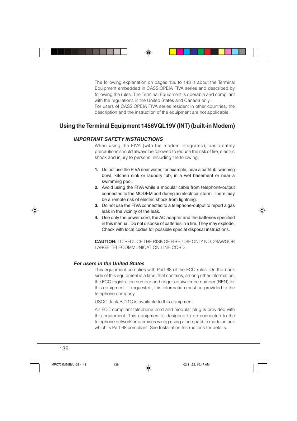 Casio MPC-701 User Manual | Page 138 / 160