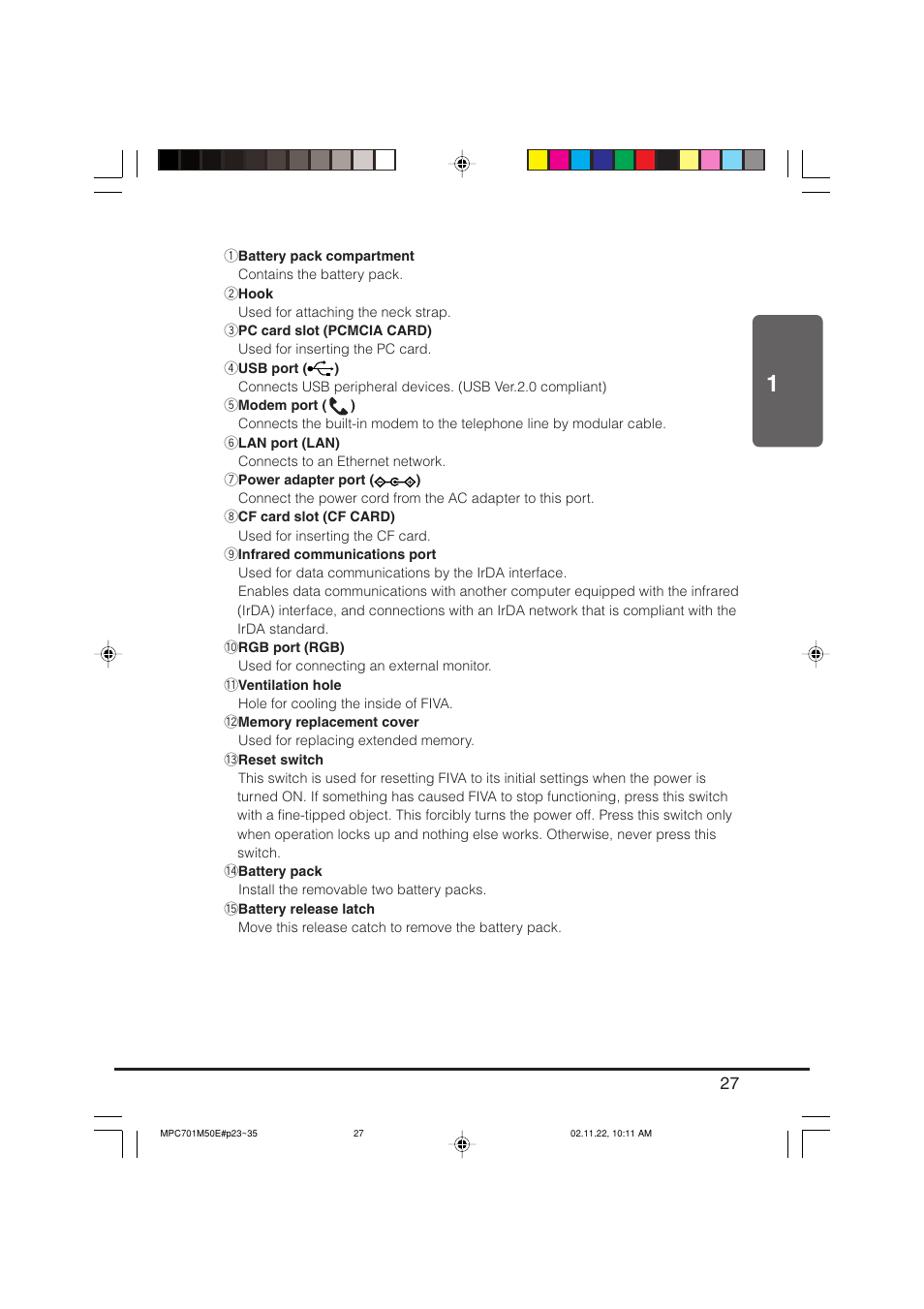 Casio MPC-701 User Manual | Page 29 / 160