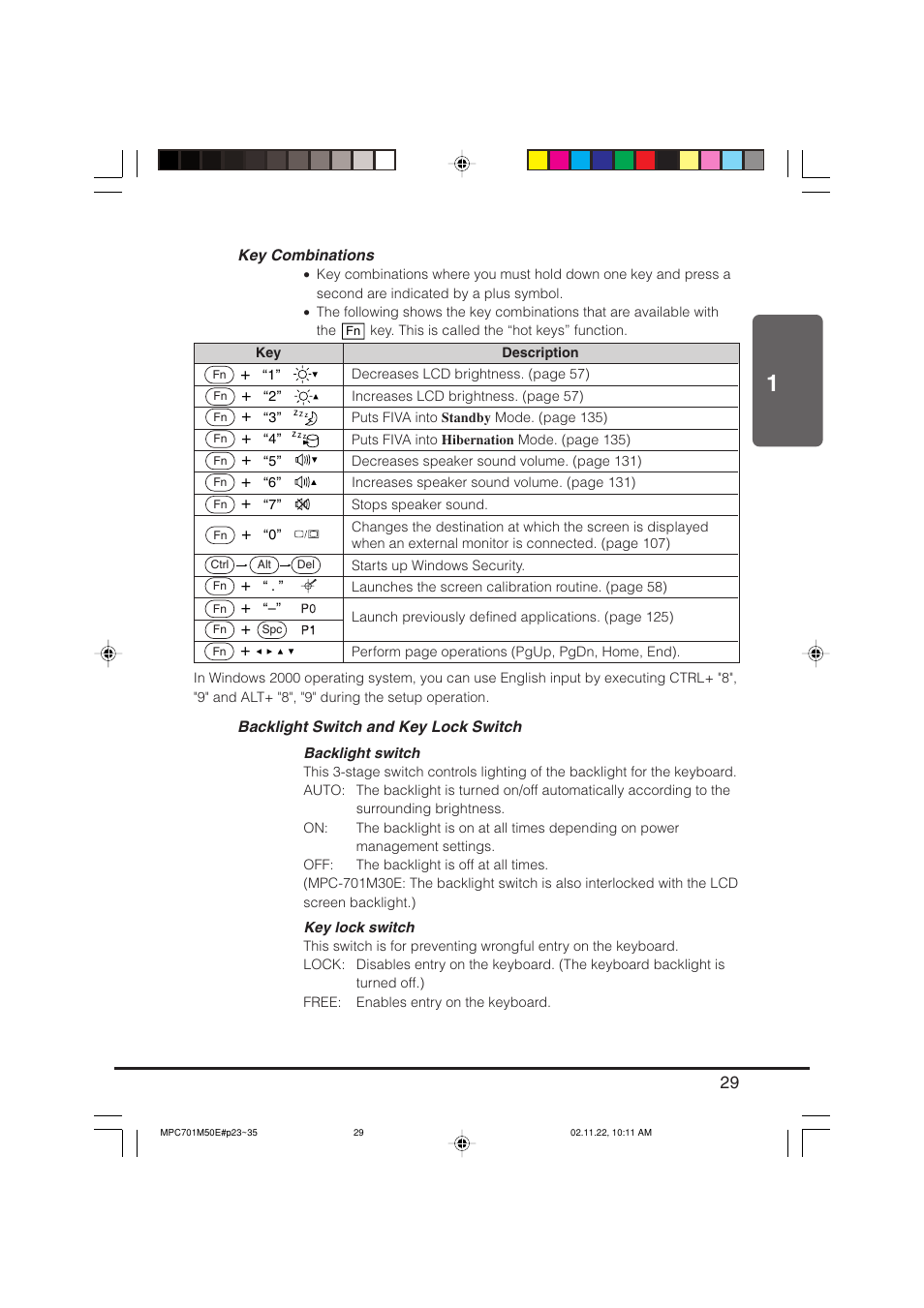 Casio MPC-701 User Manual | Page 31 / 160