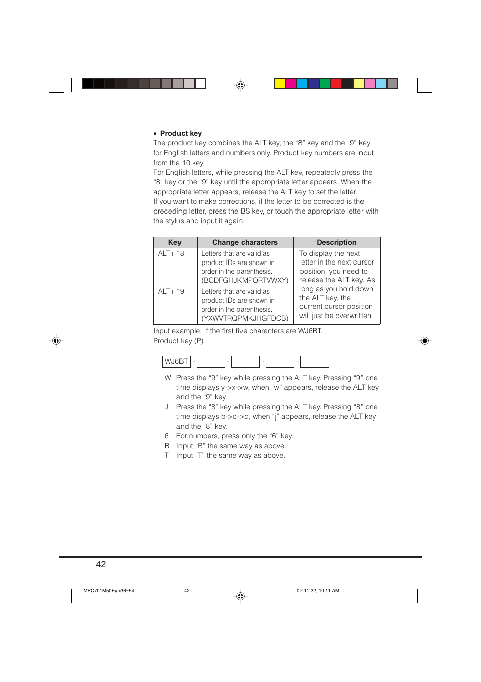 Casio MPC-701 User Manual | Page 44 / 160